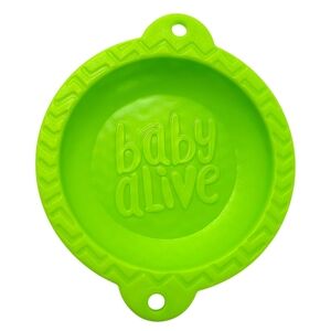 Baby Alive Green Food Bowl Baby Dish Be Snackin Replacement Accessory Doll Toy